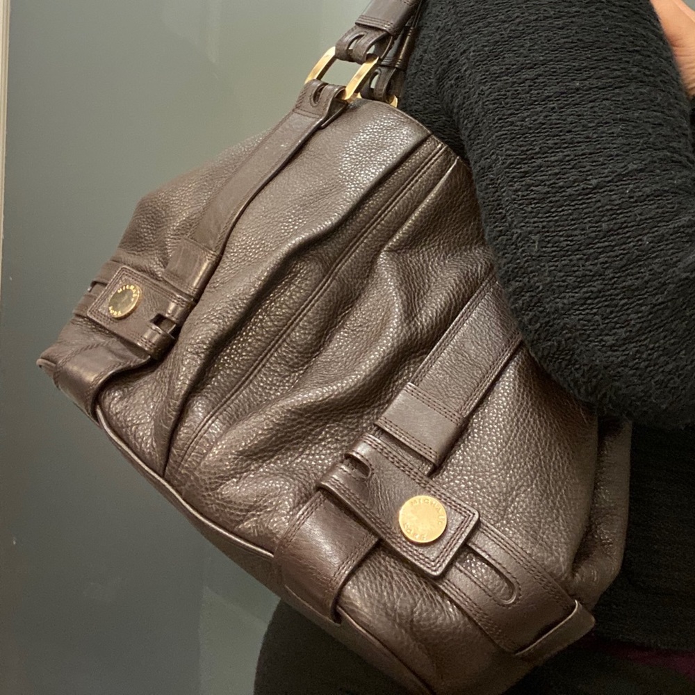 Michael Kors brown leather hobo Handbag